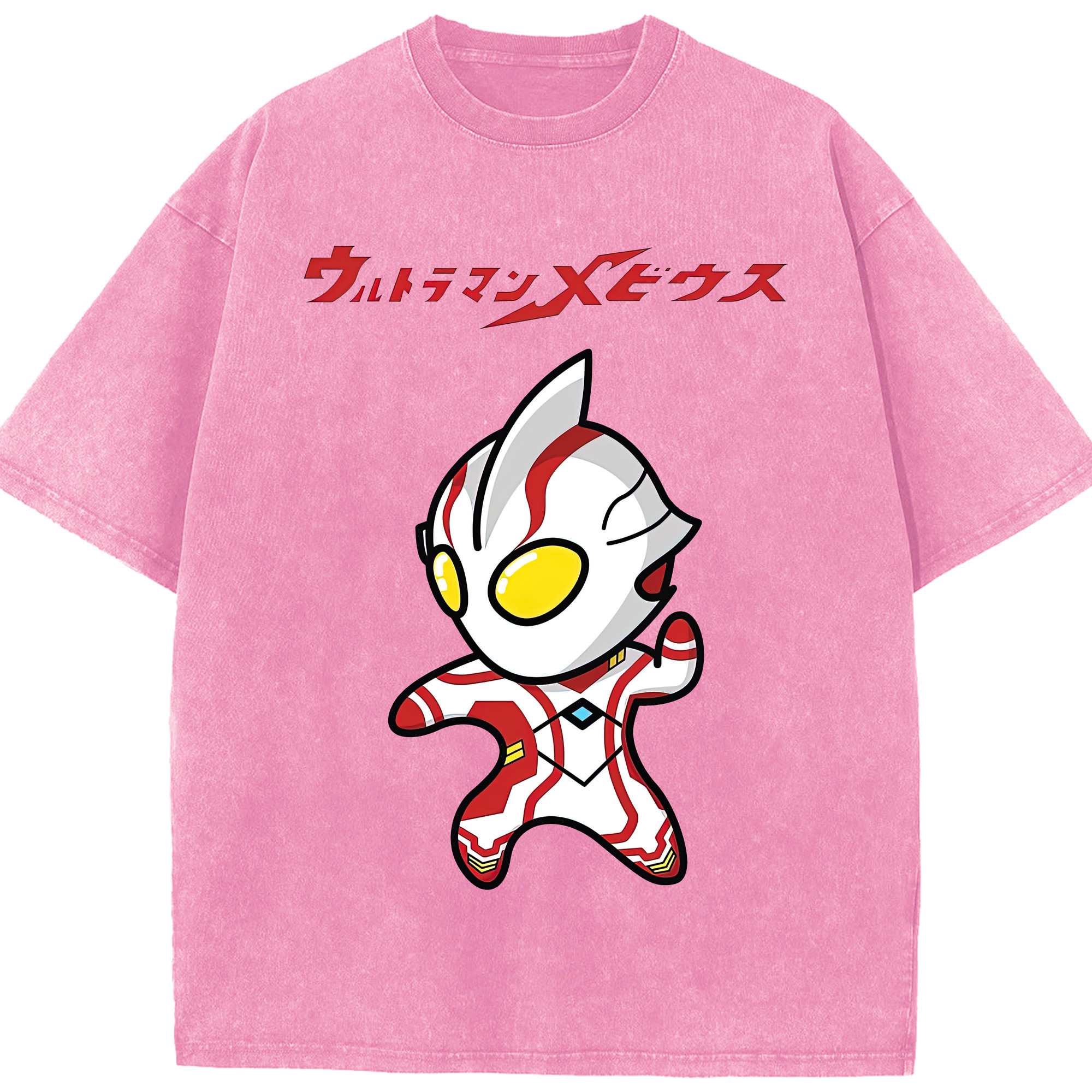 （画像用） ウルトラマン Ultraman 綿100% ヴィンテージ風 半袖Tシャツ（フロントプリント）